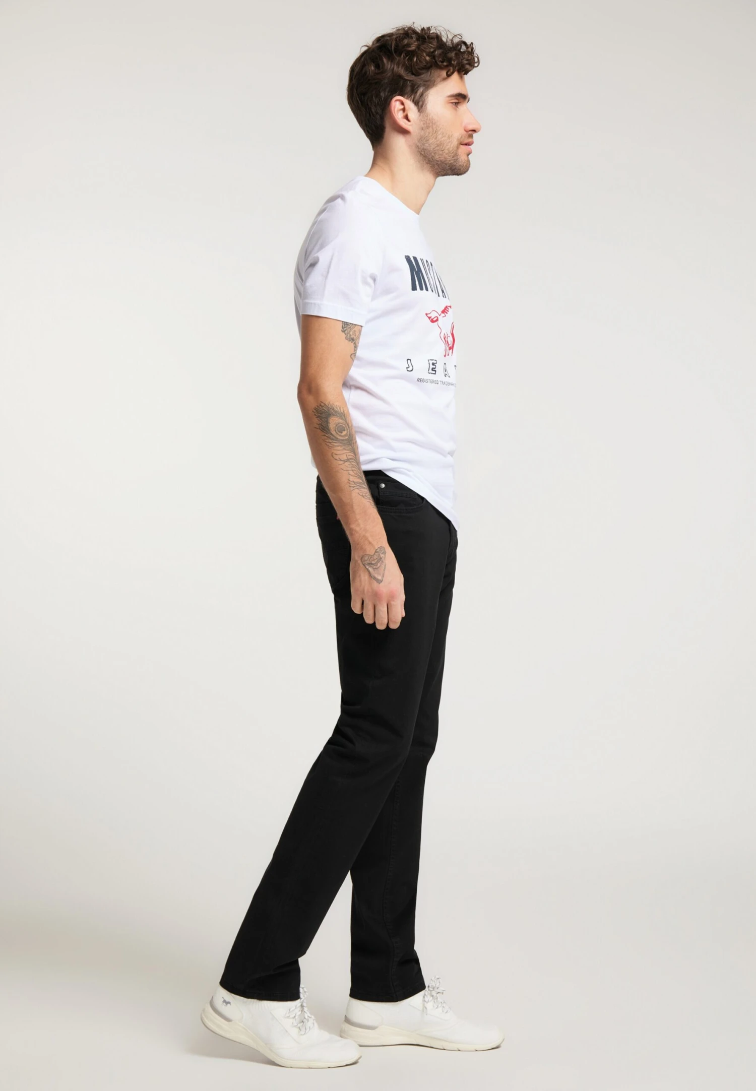 Mustang Pantalons Slimfit Broek Washington Heren Zwart 10 Mustang Pantalons Slimfit Broek Washington Heren Zwart - Afbeelding 8