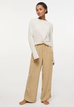 Mustang Style Drawstring Wide Leg - Broek - Braun -Mustang Verkoop f8ea6392b24749ea8c4e04e9feadd873