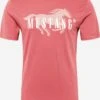 Mustang T-shirts Shirt Alex Heren Pastelrood -Mustang Verkoop fa5104bd9636507d230913e382da2e3e