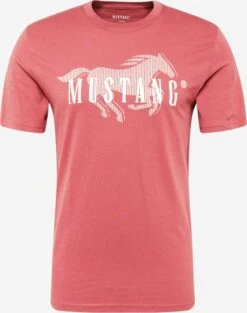 Mustang T-shirts Shirt Alex Heren Pastelrood