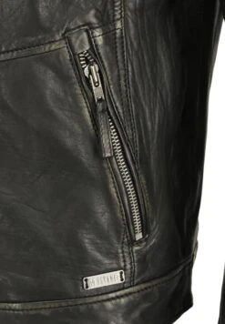 Mustang Mit Kapuze- Leren Jas - Black -Mustang Verkoop fad3ca707b664bc7842daf5181d9c83b