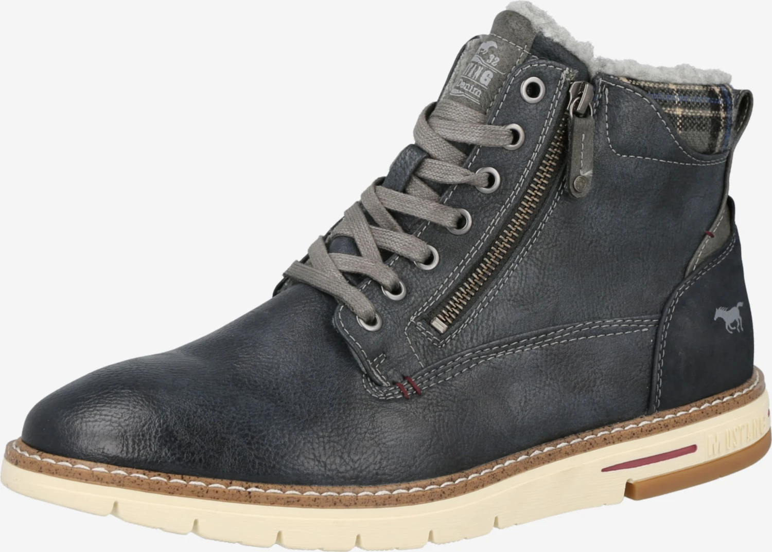 Mustang Boots & Laarzen Veterboots Heren Navy 3 Mustang Boots & Laarzen Veterboots Heren Navy
