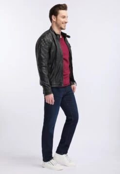 Mustang Leren Jassen Tussenjas Rodrigues Heren Zwart -Mustang Verkoop fd2e561310151002509920551653a0f9