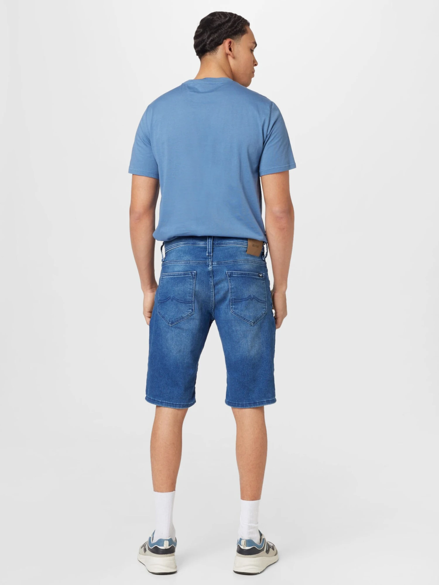 Mustang Denim Shorts Regular Jeans Chicago Heren Blauw 6 Mustang Denim Shorts Regular Jeans Chicago Heren Blauw - Afbeelding 4