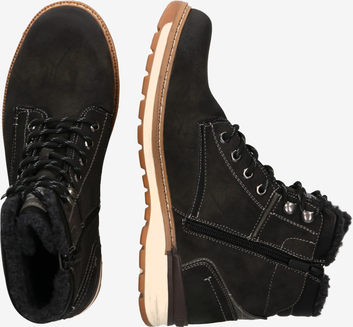 Mustang Boots & Laarzen Veterboots Heren Aardetinten 4 Mustang Boots & Laarzen Veterboots Heren Aardetinten - Afbeelding 2